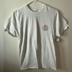 Vans Off the Wall Original Tee Shirt white flower logo Small
